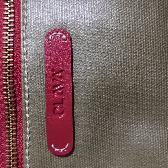 Clava Green Coated Canvas Tote Bag - Picture 11 of 15